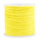 Macramé bead cord 0.8mm Sunshine yellow